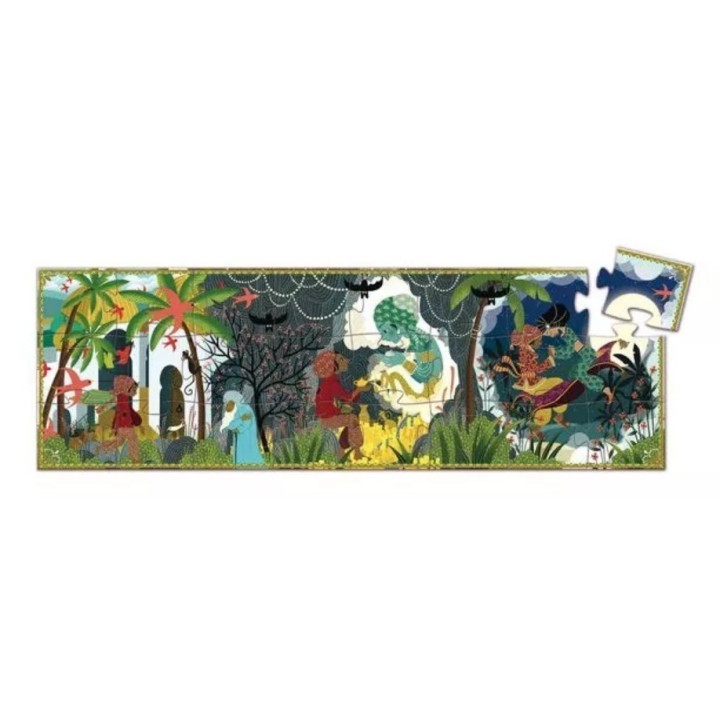 Puzzle Djeco silhouette - Aladdin - 24 pièces