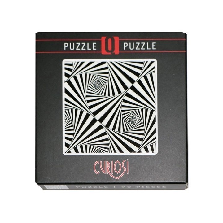Puzzle Curiosi Q : Pop Black & White : Shimmer 5 - 79 Pièces