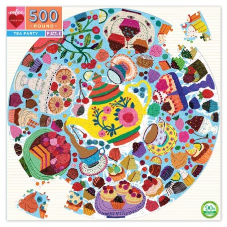 Puzzle Eeboo : Tea Party - 500 Pièces