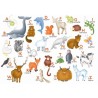 Puzzle Michèle Wilson : Hannah Weeks - L'Alphabet des animaux  - 12 Pièces