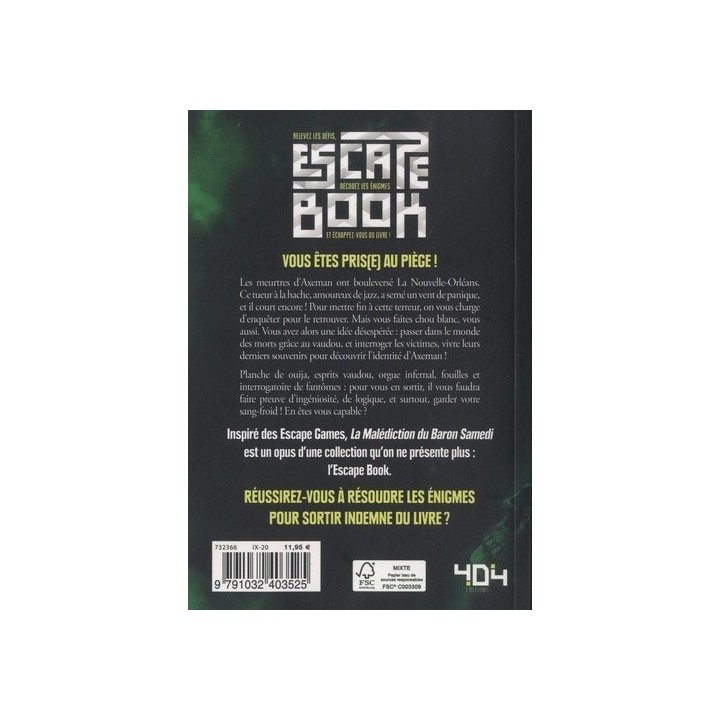 Escape Book - La Malédiction du Baron Samedi