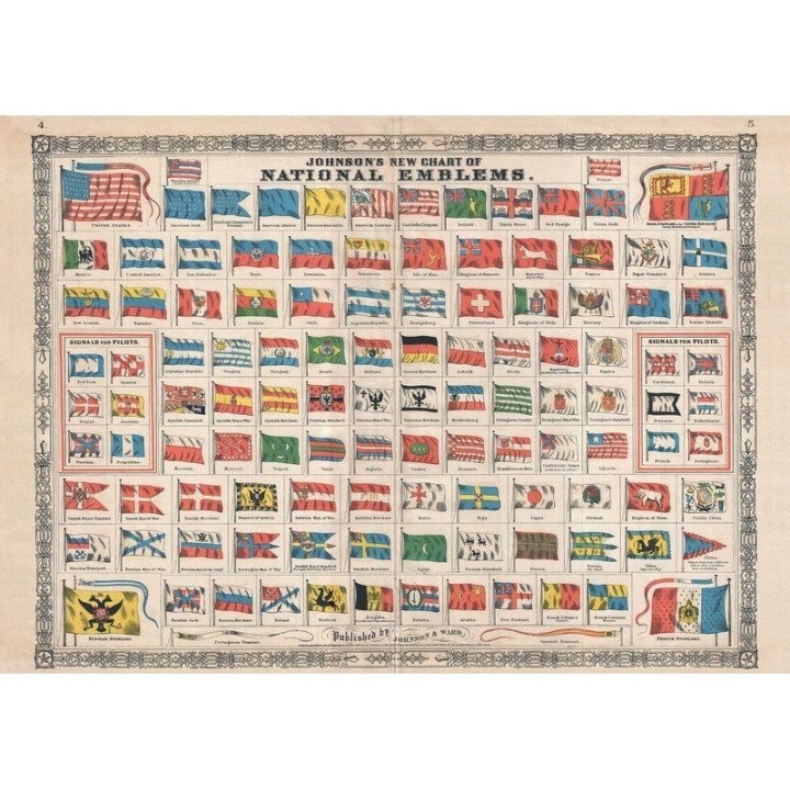 Puzzle Piatnik : Drapeaux -1000 Pièces