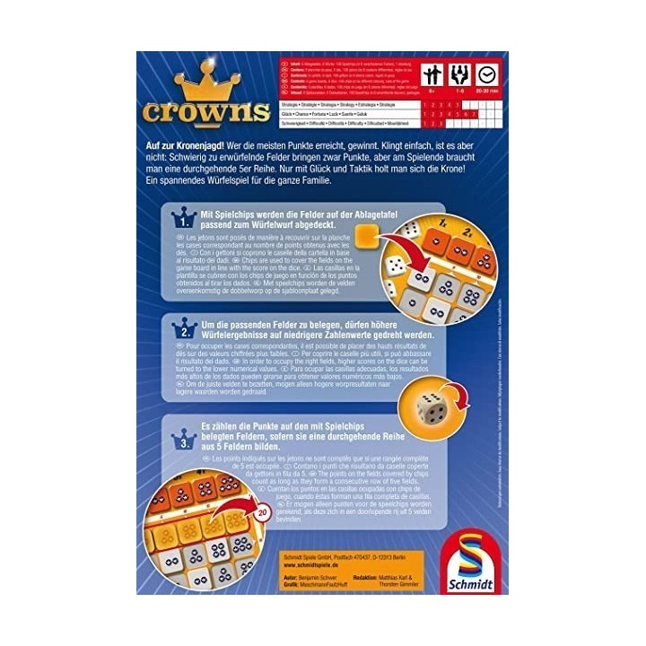 Jeux de société - Crowns