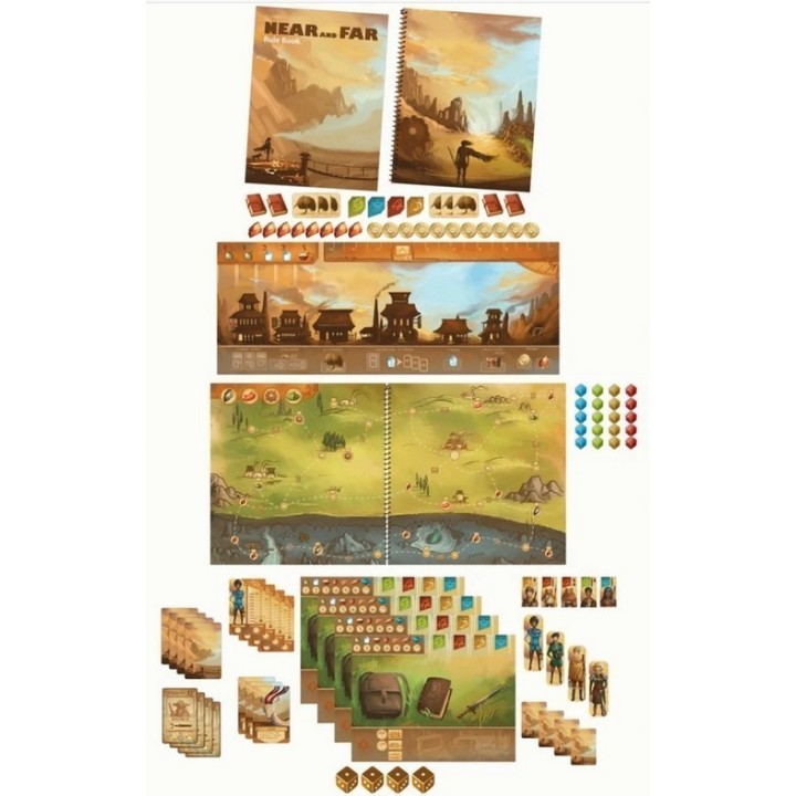 Jeux de société - Near and Far - Les Royaumes du Lointain