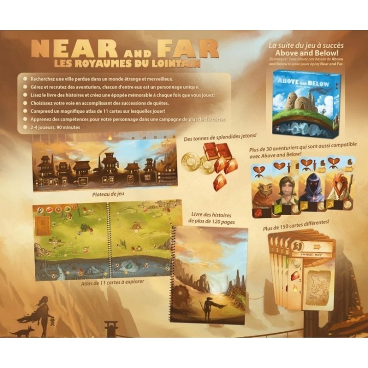 Jeux de société - Near and Far - Les Royaumes du Lointain