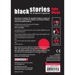 Jeux de société - Black Stories : Faits vécus