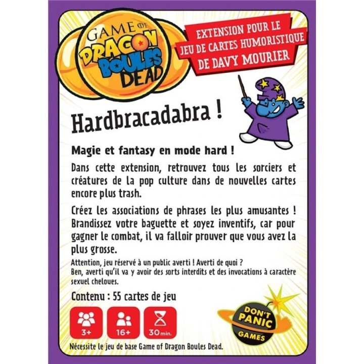 Jeux de société - Game of Dragon Boules Dead - Extension : Grosse Baguette