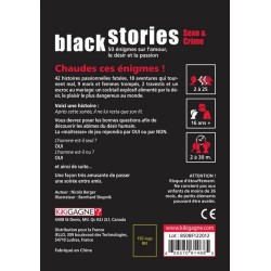 Jeux de société - Black Stories : Sexe & Crime