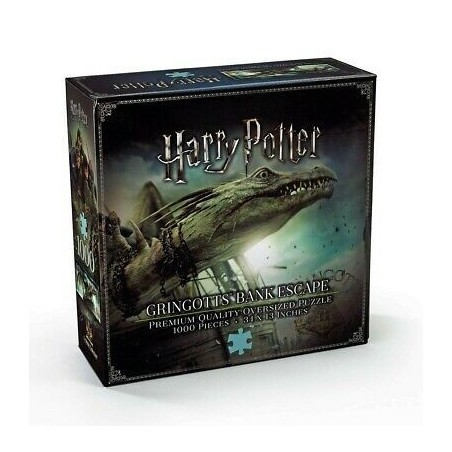 Puzzle Noble Collection : Harry Potter - Evasion de la banque Gringotts - 1000 Pièces