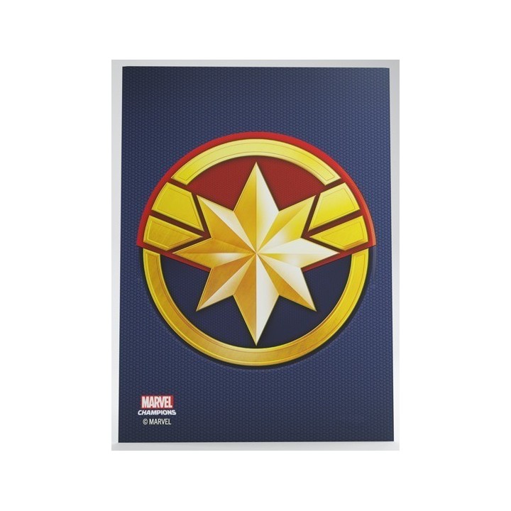 Gamegenic Marvel Champions Art Sleeves - Captain Marvel