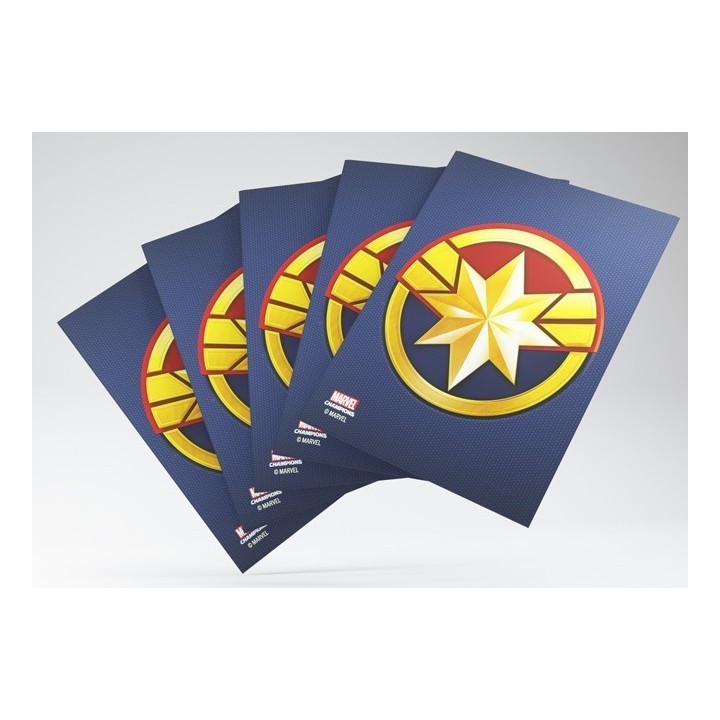 Gamegenic Marvel Champions Art Sleeves - Captain Marvel
