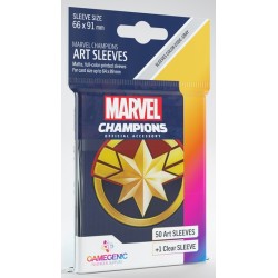 Gamegenic Marvel Champions Art Sleeves - Captain Marvel