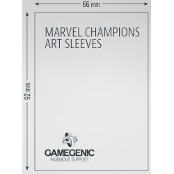 Gamegenic Marvel Champions Art Sleeves - Captain Marvel