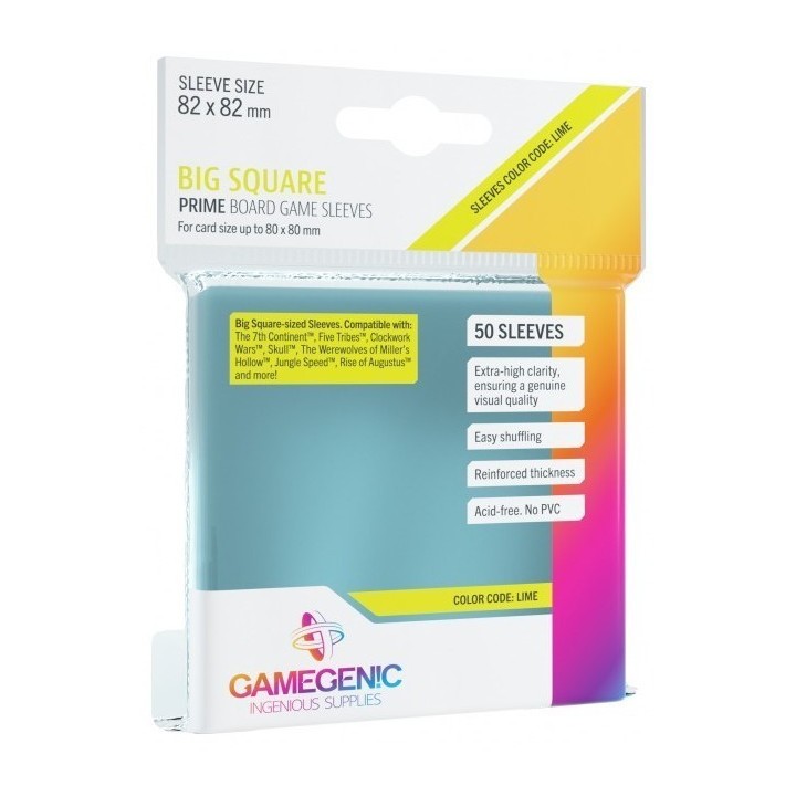Gamegenic Prime Big Square-Sized Sleeves 82 x 82 mm