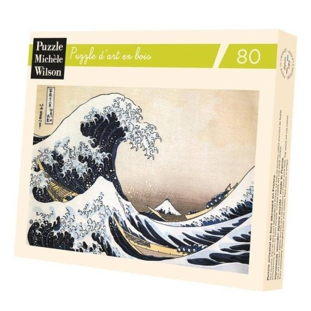 Puzzle Michèle Wilson : Hokusai : La Vague - 80 Pièces