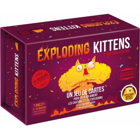 Jeux de société - Exploding Kittens : Édition Festive