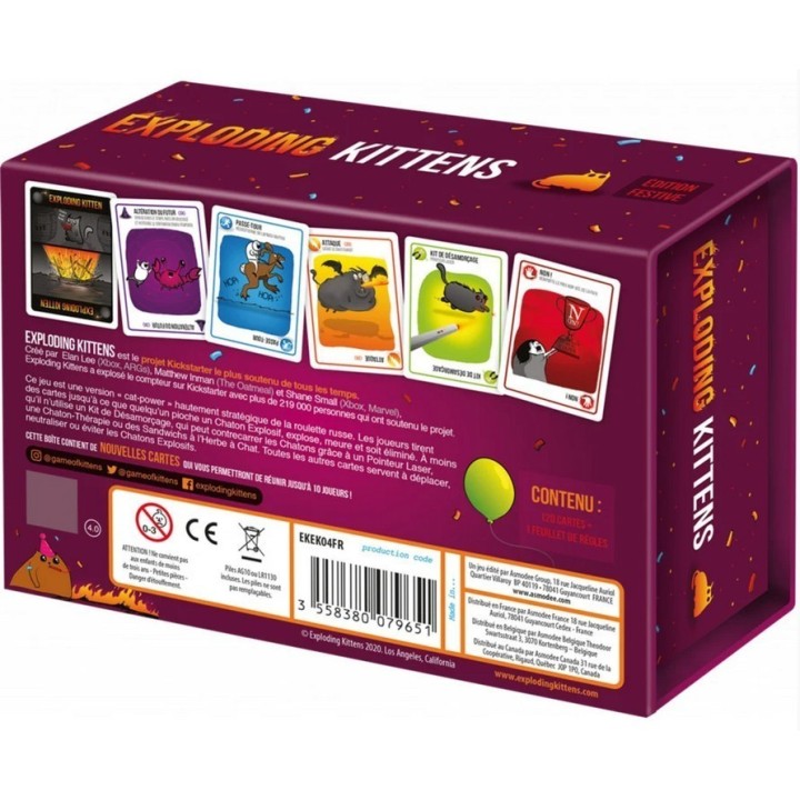 Jeux de société - Exploding Kittens : Édition Festive