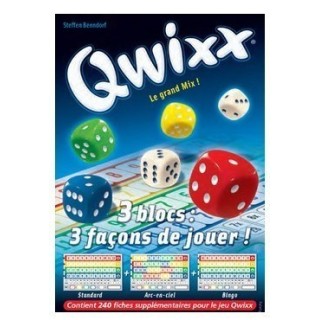 Jeux de société - Qwixx Recharge bloc de score