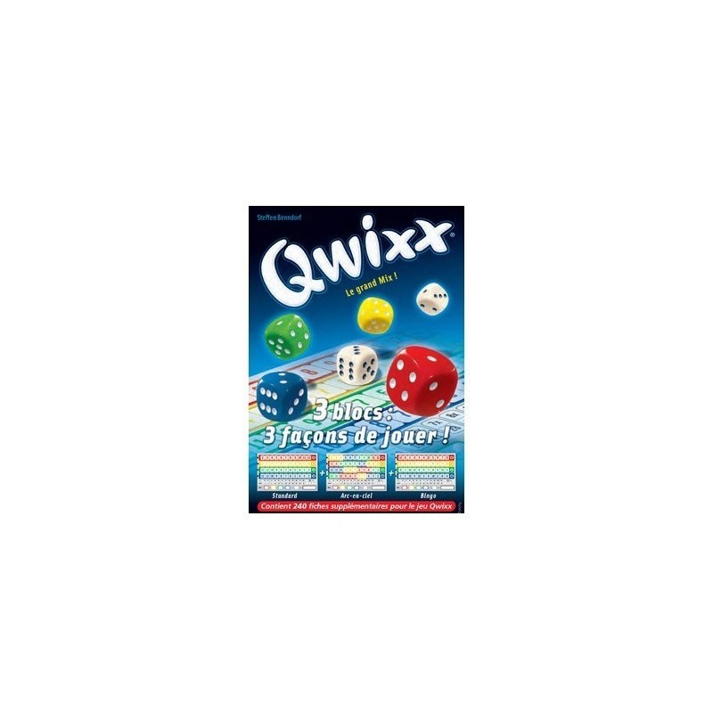 Jeux de société - Qwixx Recharge bloc de score