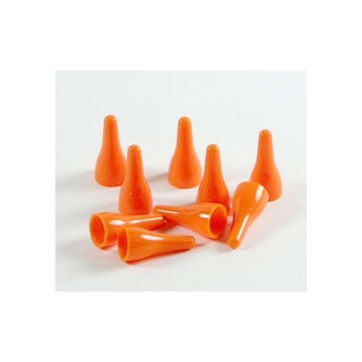 Pions Quality plastic Pawns - Orange