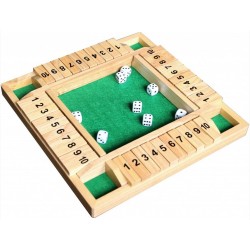 Jeux de société - Shut the Box 10 pour 4 joueurs