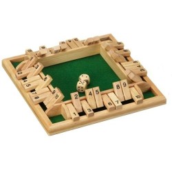 Jeux de société - Shut the Box 10 pour 4 joueurs