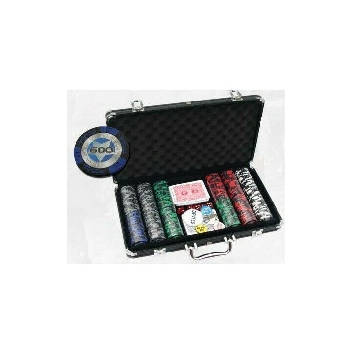 Mallette de poker 300 jetons Crown