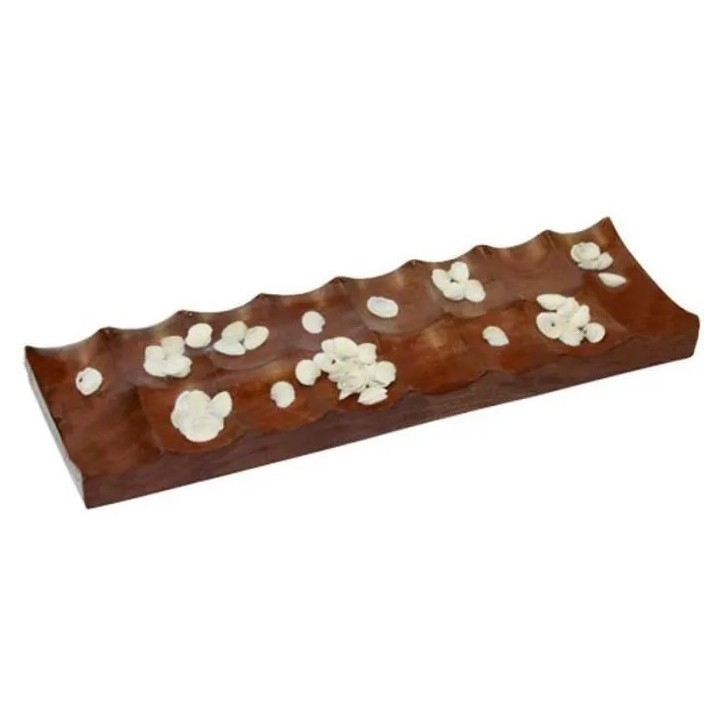 Awélé ou Mancala en bois
