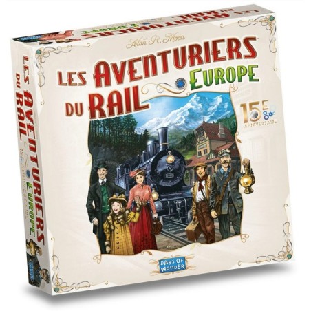 Jeux de société - Les Aventuriers du Rail Europe 15ème Anniversaire