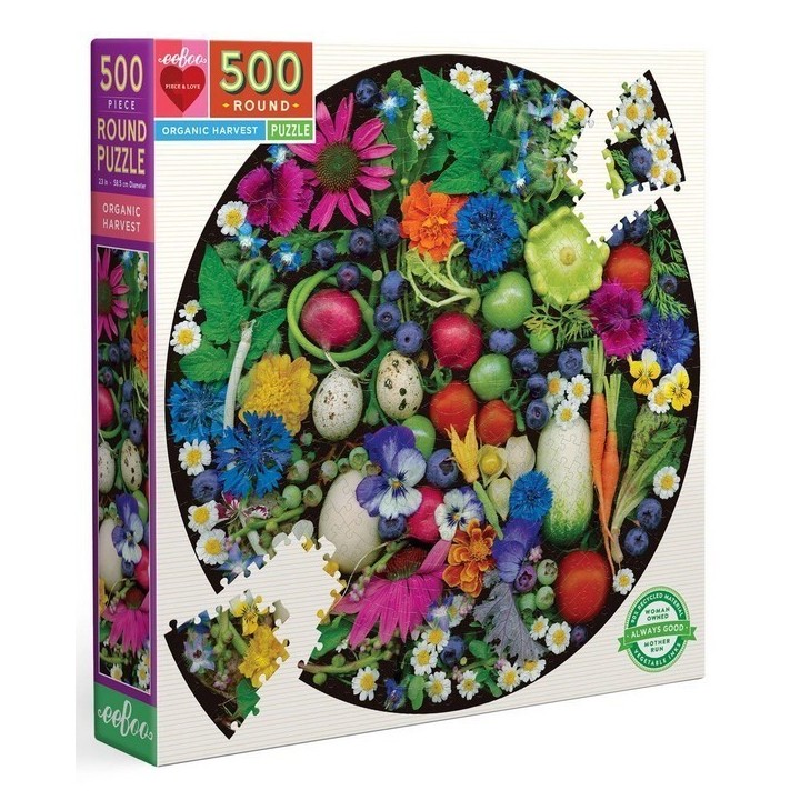 Puzzle Eeboo : Récolte Biologique - 500 Pièces