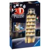 Puzzle Ravensburger 3D - Occasion - Tour de Pise illuminée - 216 Pièces