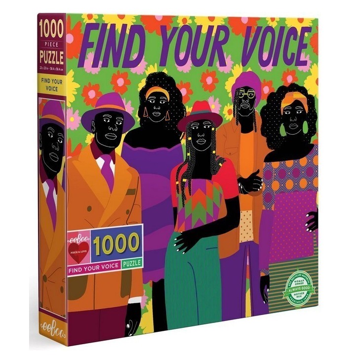 Puzzle Eeboo : Trouve ta Voix - 1000 Pièces