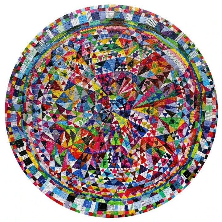 Puzzle Eeboo : Motif Triangle - 500 Pièces