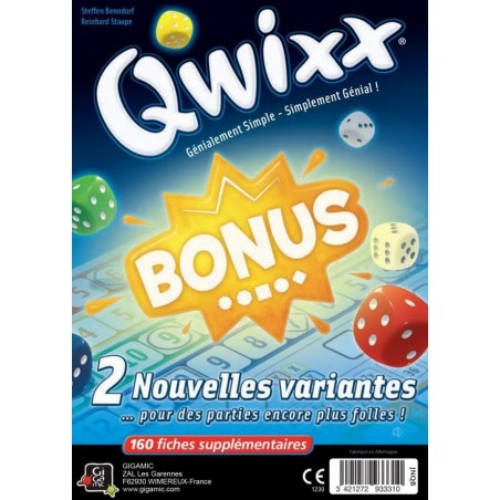 Jeux de société - Qwixx Bloc de score