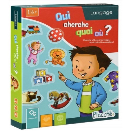 Jeux de société - Qui Cherche Quoi Où ?