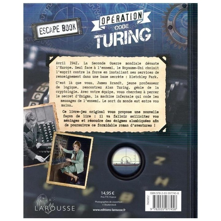 Escape Book - Opération Code Turing