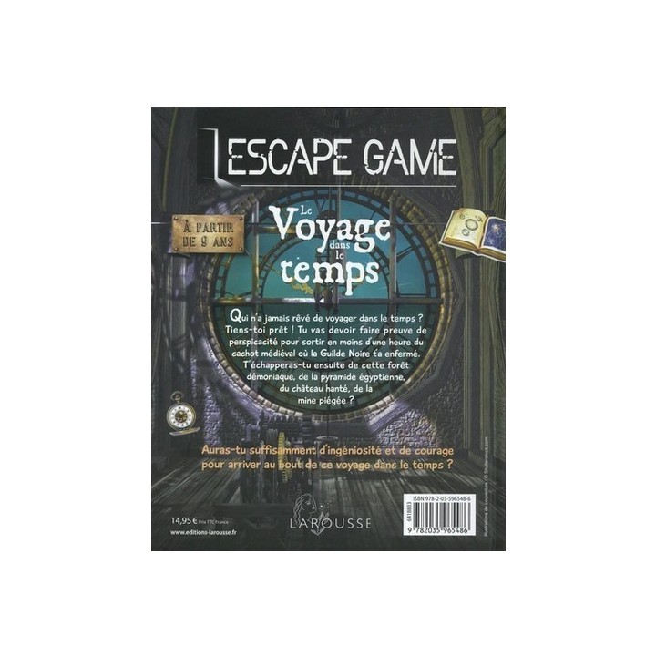 Escape Game Book - Le Voyage dans le Temps