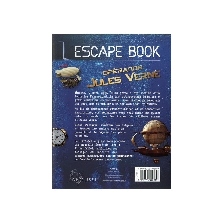 Escape Book - Opération Jules Verne