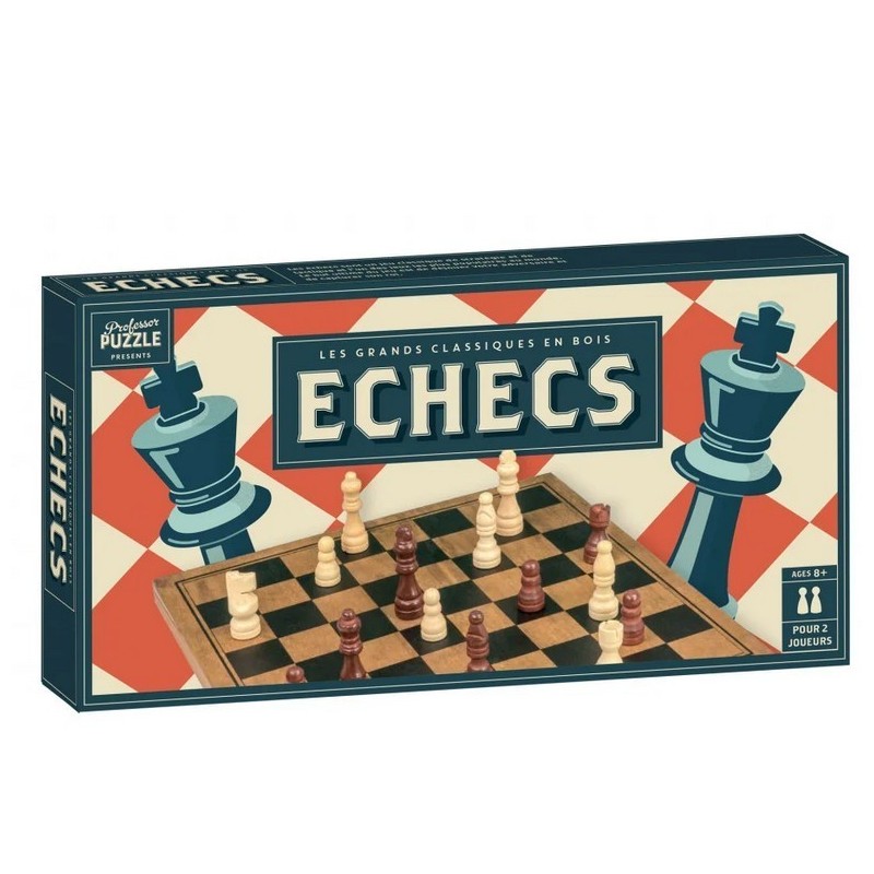 Echecs Bois Vintage