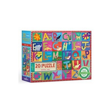 Puzzle ABC Animaux - 20 pièces