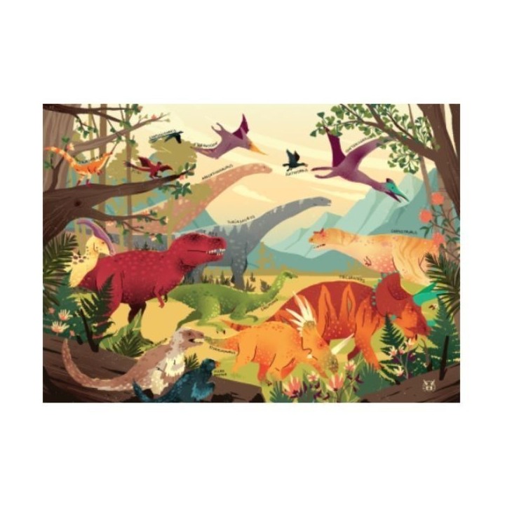 Puzzle Michèle Wilson: Clémence Dupont - Jurassique - 100 Pièces