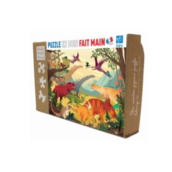 Puzzle Michèle Wilson: Clémence Dupont - Jurassique - 100 Pièces