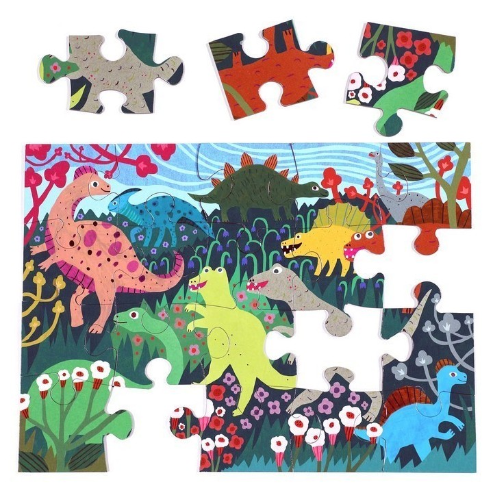 Puzzle Amis Dinosaures - 20 pièces