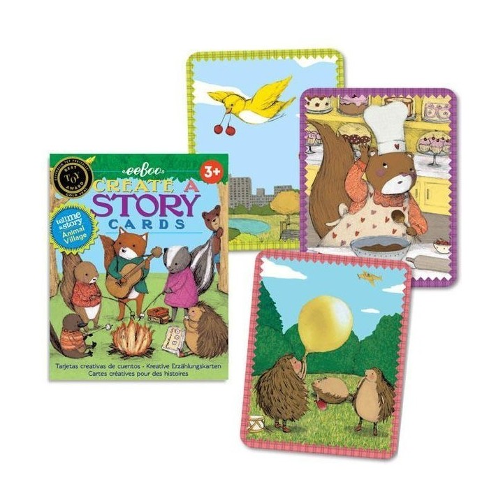 Jeux de société - Create A Story Cards - Village Animaux