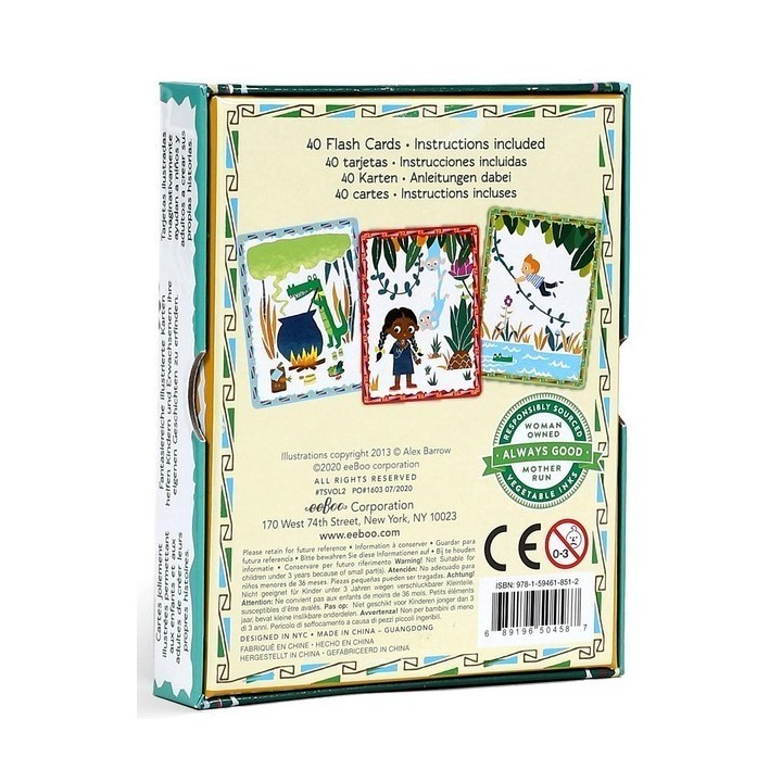 Jeux de société - Create A Story Cards - L'Île des Volcans