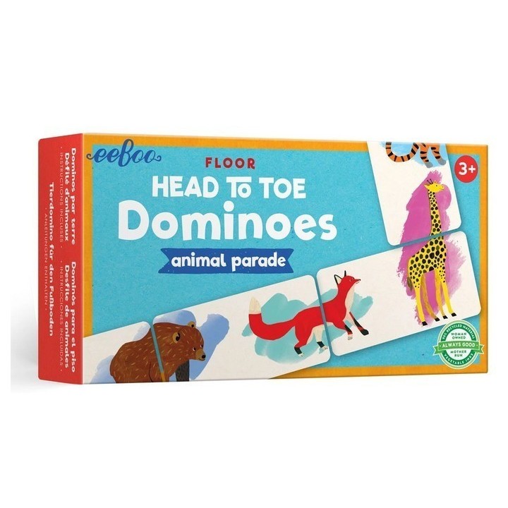 Jeux de société - Head to Toe Dominoes - Animal Parade