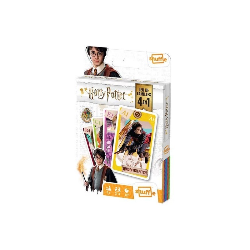 Jeux de société - Jeu de Familles 4 en 1 : Harry Potter