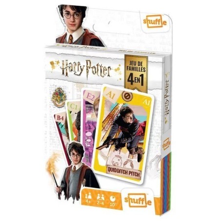 Jeux de société - Jeu de Familles 4 en 1 : Harry Potter