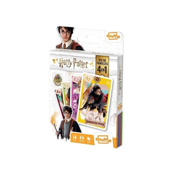 Jeux de société - Jeu de Familles 4 en 1 : Harry Potter