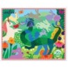 Mini Puzzle Retro - Licorne et Dragon - 36 pièces